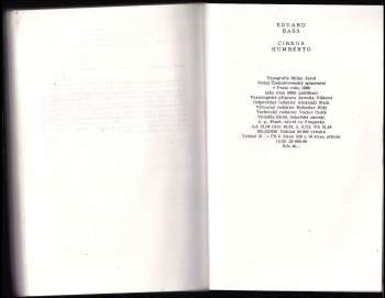 Eduard Bass: Cirkus Humberto