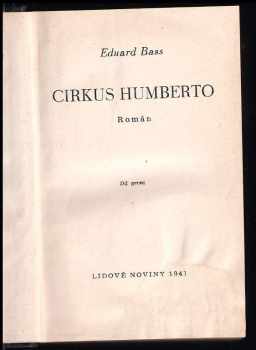 Eduard Bass: Cirkus Humberto