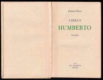 Eduard Bass: Cirkus Humberto