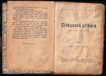 Fred Stolský: Cirkusová příšera