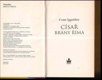 Conn Iggulden: Císař - brány Říma