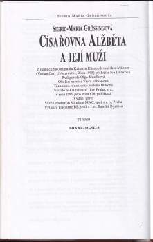 Sigrid-Maria Größing: Císařovna Alžběta a její muži