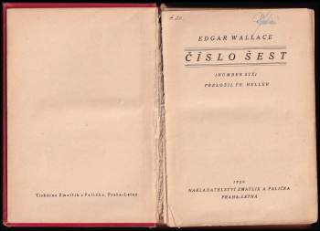 Edgar Wallace: Číslo šest