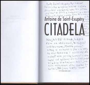 Antoine de Saint-Exupéry: Citadela