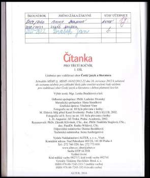 Lenka Bradáčová: Čítanka 3