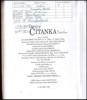 Hana Rezutková: Čítanka 4