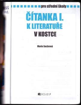 Marie Sochrová: Čítanka I. k Literatuře v kostce