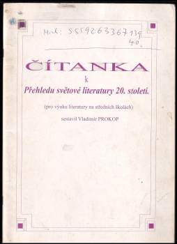 Čítanka k Přehledu světové literatury 20. století