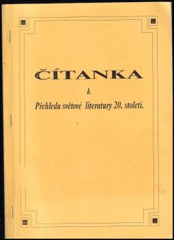 Vladimír Prokop: Čítanka k Přehledu světové literatury 20. století