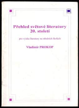 Vladimír Prokop: Čítanka k Přehledu světové literatury 20. století