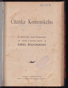 Karel Wolf Želichovský: Čítanka Komenského