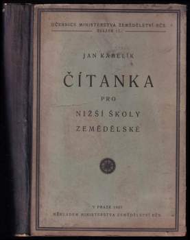 Čítanka pro nižší školy zemědělské