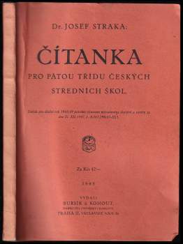 Čítanka pro pátou třídu českých středních škol