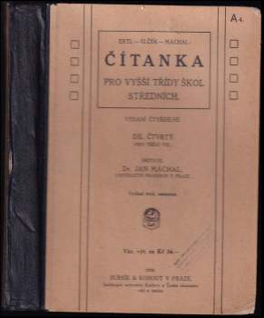 Čítanka pro vyšší třídy škol středních