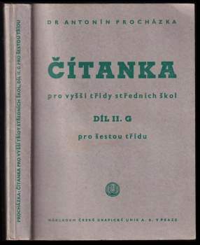 Čítanka pro vyšší třídy středních škol