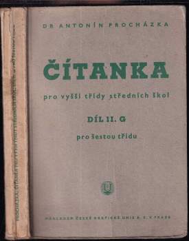 Čítanka pro vyšší třídy středních škol
