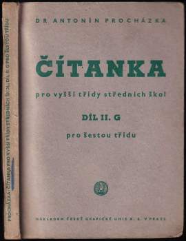 Čítanka pro vyšší třídy středních škol