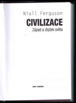 Niall Ferguson: Civilizace