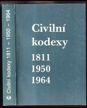 Civilní kodexy 1811 - 1950 - 1964