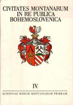 Jiří Schenk: Civitates montanarum in re publica Bohemoslovenica