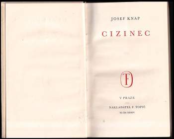 Josef Knap: Cizinec