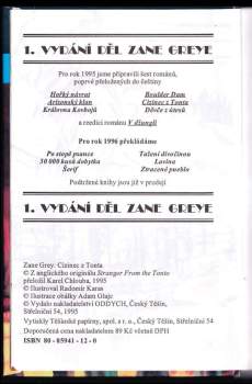 Zane Grey: Cizinec z Tonta