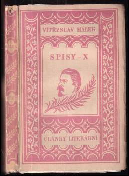 Články literární a výbor z feuilletonů