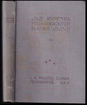Lev Nikolajevič Tolstoj: Články pedagogické