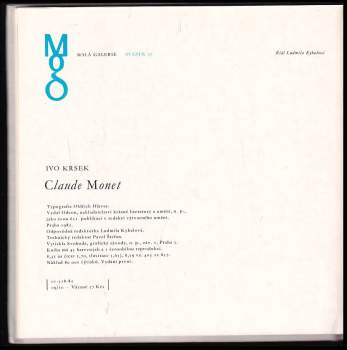 Ivo Krsek: Claude Monet