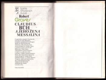 Robert Graves: Claudius bůh a jeho žena Messalina