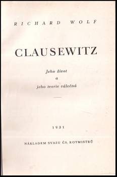 Carl von Clausewitz: Clausewitz