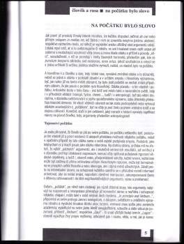 Tomáš Dacík: Člověk a rasa