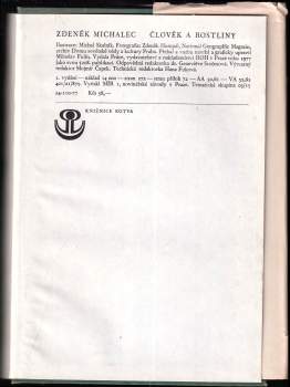 Zdeněk Michalec: Člověk a rostliny