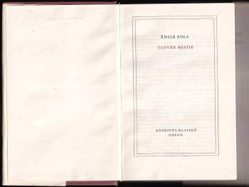 Émile Zola: Člověk bestie