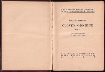 Victor Bridges: Člověk odnikud