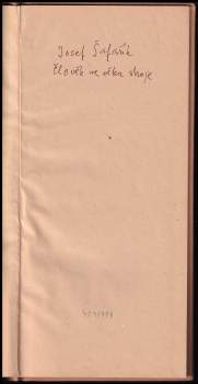 Josef Šafařík: Člověk ve věku stroje