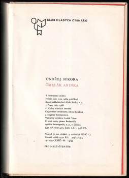 Ondřej Sekora: Čmelák Aninka