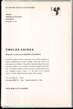 Ondřej Sekora: Čmelák Aninka
