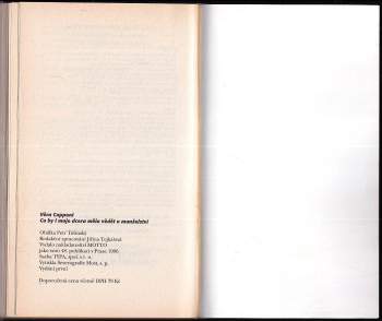 Věra Capponi: Co by i moje dcera měla vědět o manželství