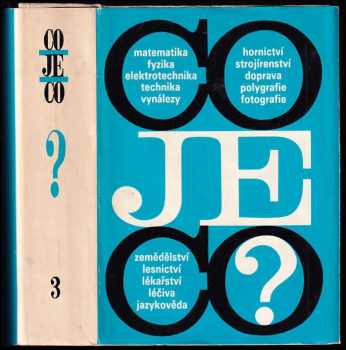 Antonín Tejnor: Co je co?