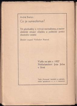 André Breton: Co je surrealismus?