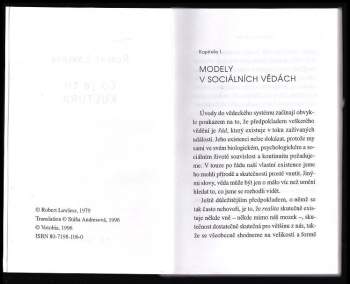 Robert Lawless: Co je to kultura