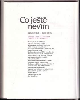 Christiane Baradeau: Co ještě nevím
