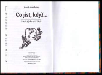 Jarmila Mandžuková: Co jíst, když