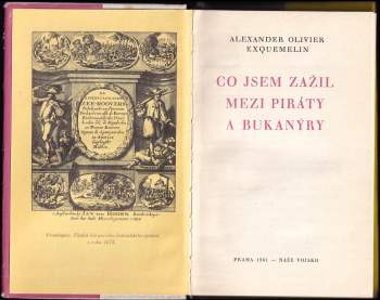 A. O Exquemelin: Co jsem zažil mezi piráty a bukanýry