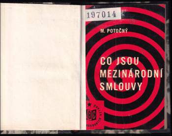 Miroslav Potočný: Co jsou mezinárodní smlouvy