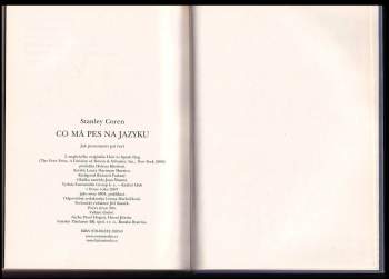 Stanley Coren: Co má pes na jazyku