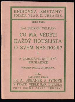Co má věděti každý houslista o svém nástroji?