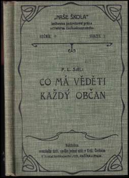 Co má věděti každý občan o zřízení rodinném, samosprávném, státním a společenském