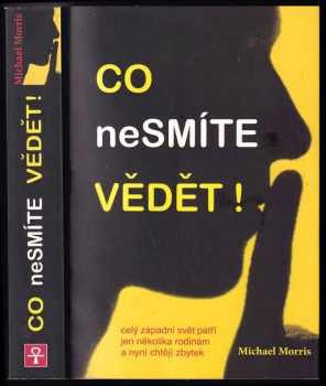 Co nesmíte vědět! : [celý západní svět patří jen několika rodinám a nyní chtějí zbytek] - Michael Morris (2012, ANCH BOOKS) - ID: 819753